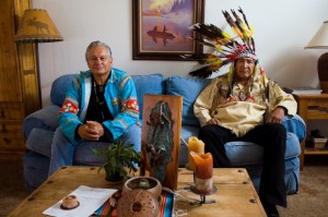 Seminole Medicine Man James Mooney and Ogala Medicine Chief Richard ‘He Who Holds the Foundation’ Swallow