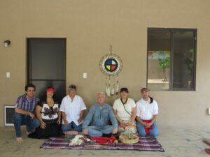 NAIC Medicine Man, conducting Native American Blessing and Sacred Pipe ceremony hosted by the Huichol Tenochtil tribe and community of Albequerque, NM July 2014